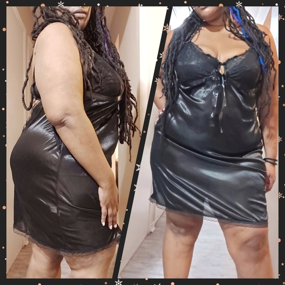 Plus size slip and thong - Picture 1 of 2